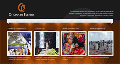 Desktop Screenshot of oficinadeeventosnet.com.br